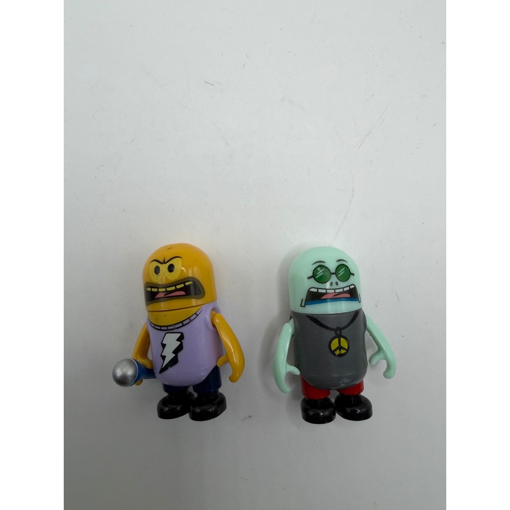 Set 2/Mega Bloks SpongeBob SquarePants Rock Band Figures, Loose